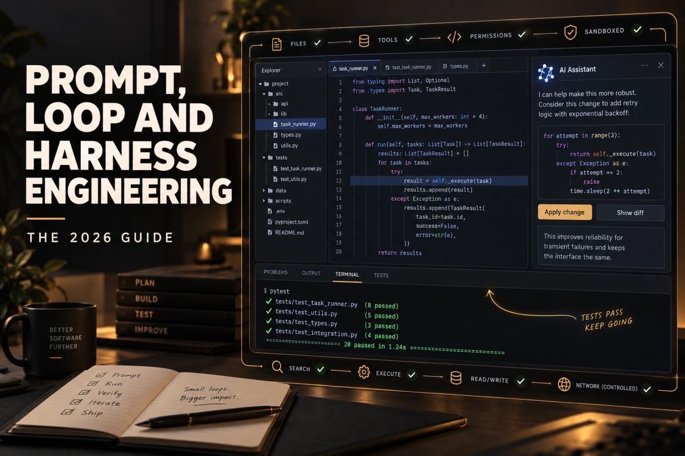 Prompt, Loop and Harness Engineering: The 2026 Guide